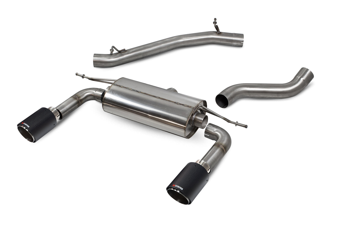 Audi Tt Mk3 2.0 TFSI Quattro Coupe Non GPF Model Only Non-Resonated Cat-Back System With No Valves (SAUS086CF)