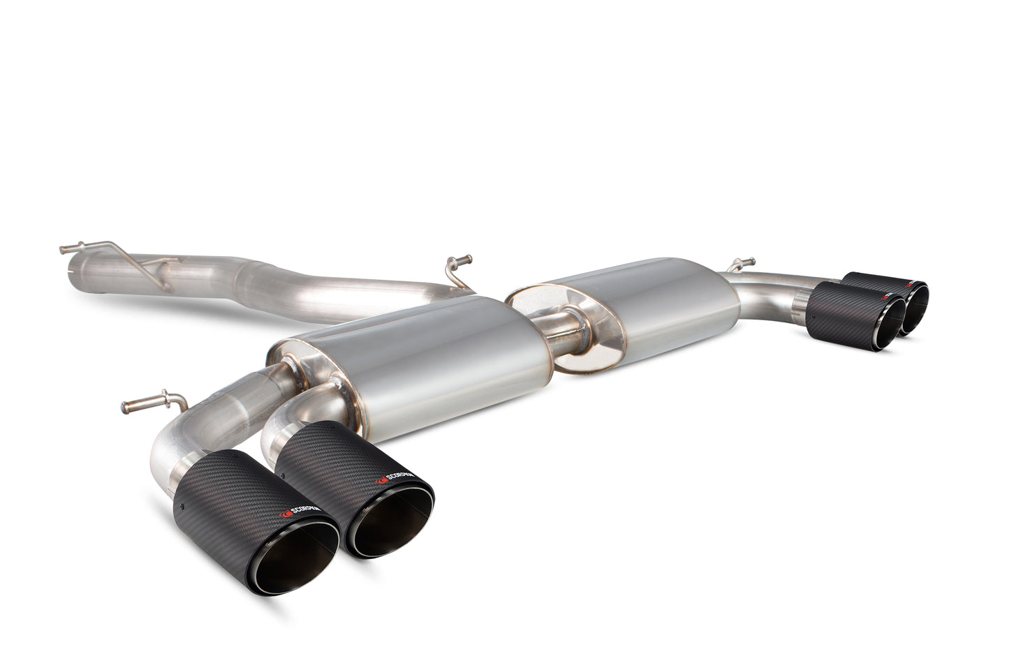 Audi SQ2 Non-Resonated GPF-Back System With No Valves (SAUS091CF)