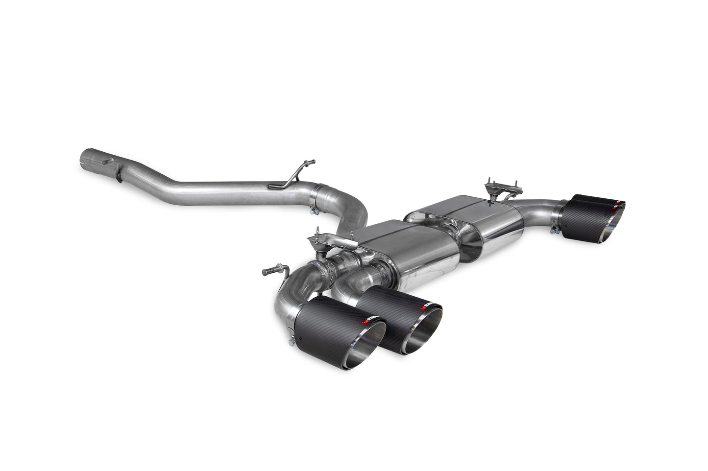 Audi S3 8Y Sportback Non-Res Cat/GPF Back System & Electronic Valves (SAUS093CF)