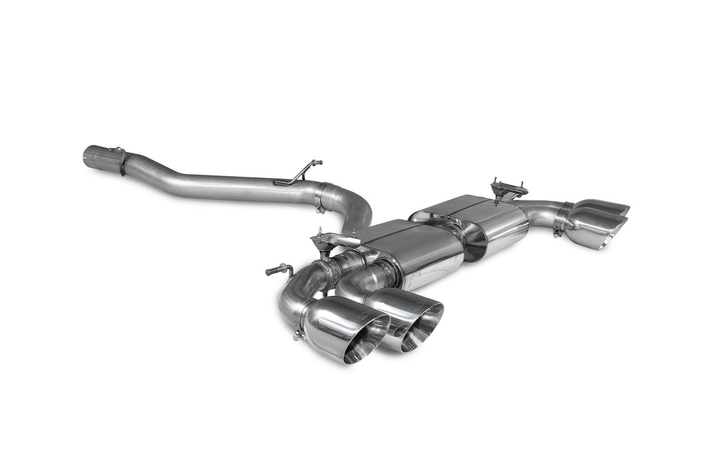 Audi S3 8Y Sportback Non-Res Cat/GPF Back System & Electronic Valves (SAUS093)