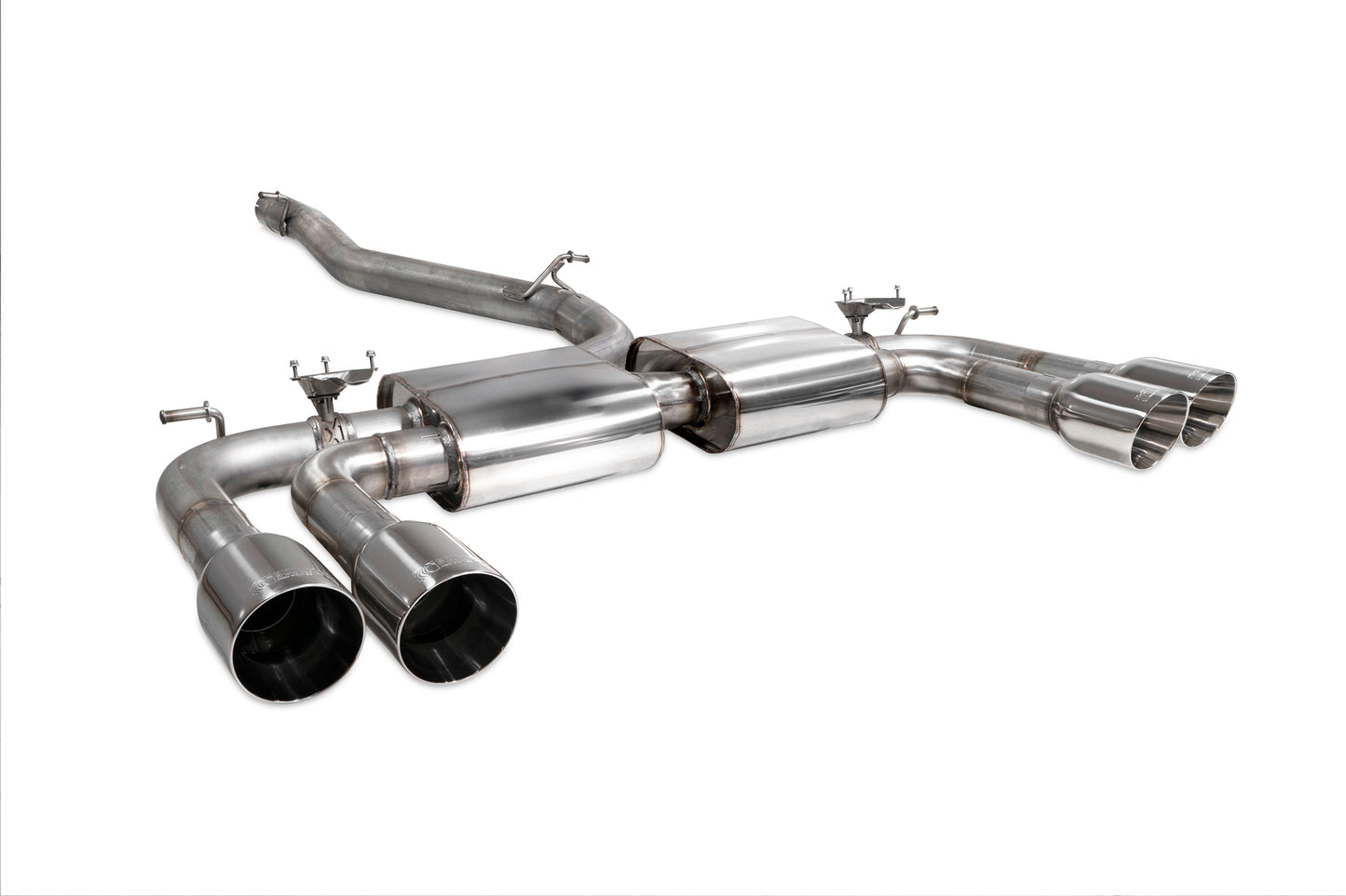 Audi S3 Saloon 8V Non-Resonated Cat/GPF-Back System With Valves (SAUS096)