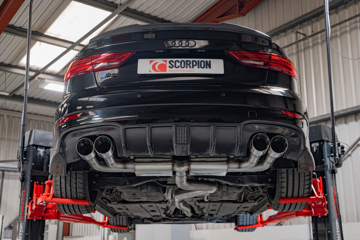 Audi S3 Saloon 8V Non-Resonated Cat/GPF-Back System Without Valves (SAUS097)