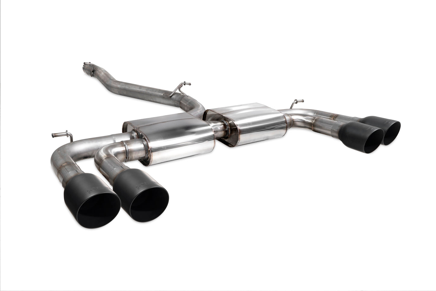 Audi S3 Saloon 8V Non-Resonated Cat/GPF-Back System Without Valves (SAUS097C)