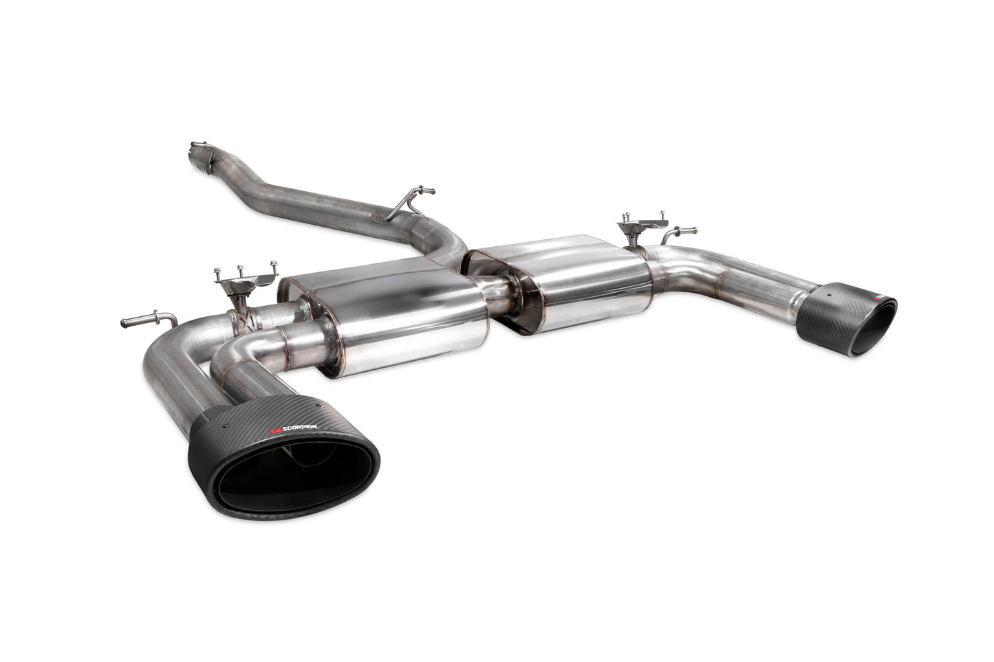 Audi S3 Saloon 8V Non-Resonated Cat/GPF-Back System With Valves (SAUS098CF)