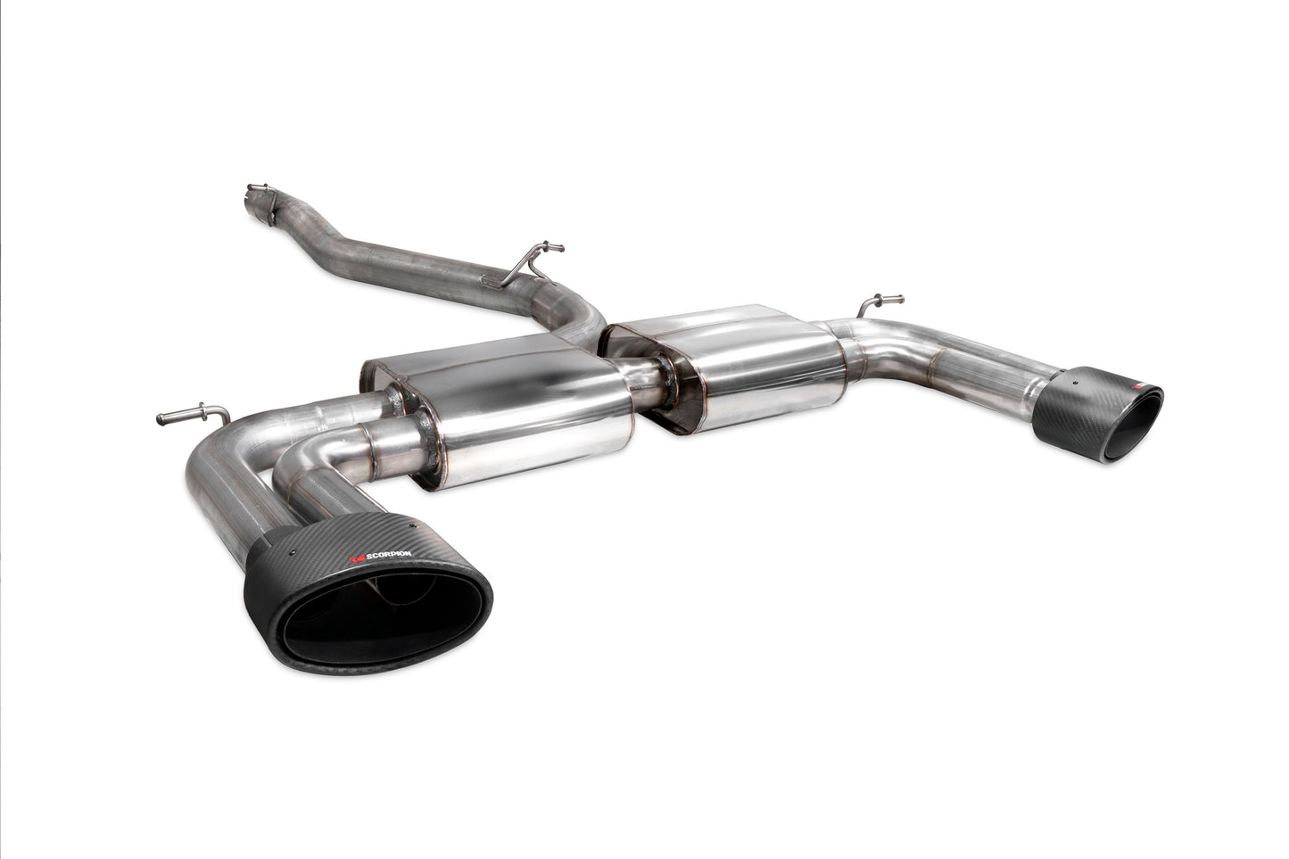 Audi S3 Saloon 8V Non-Resonated Cat/GPF-Back System Without Valves (SAUS099CF)