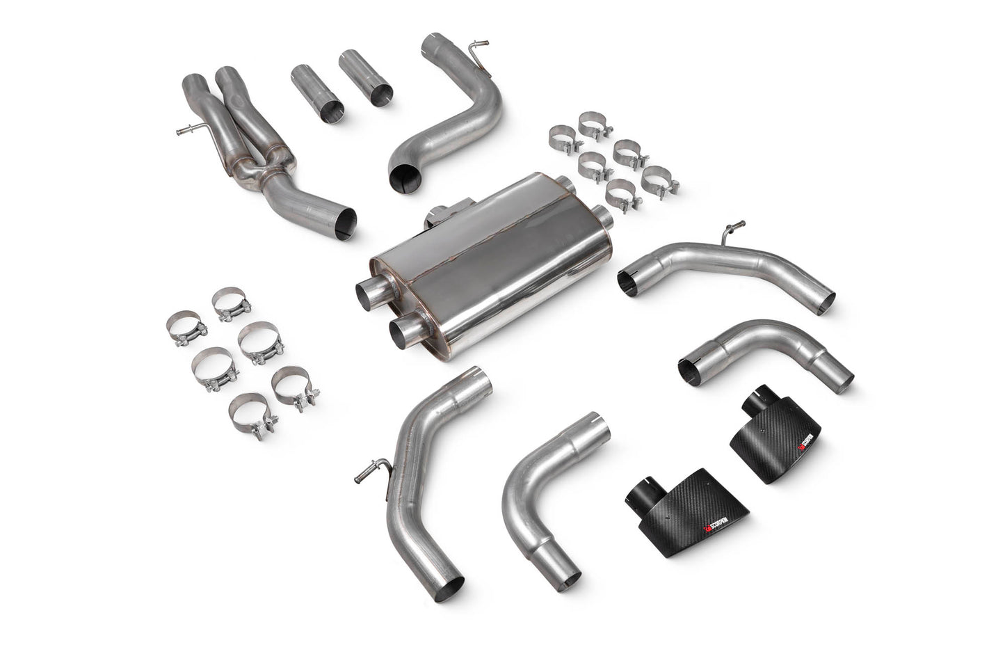 Audi RS3 8V Pre-Facelift Non-Res Cat-Back System Without Valves (SAUS107CF)