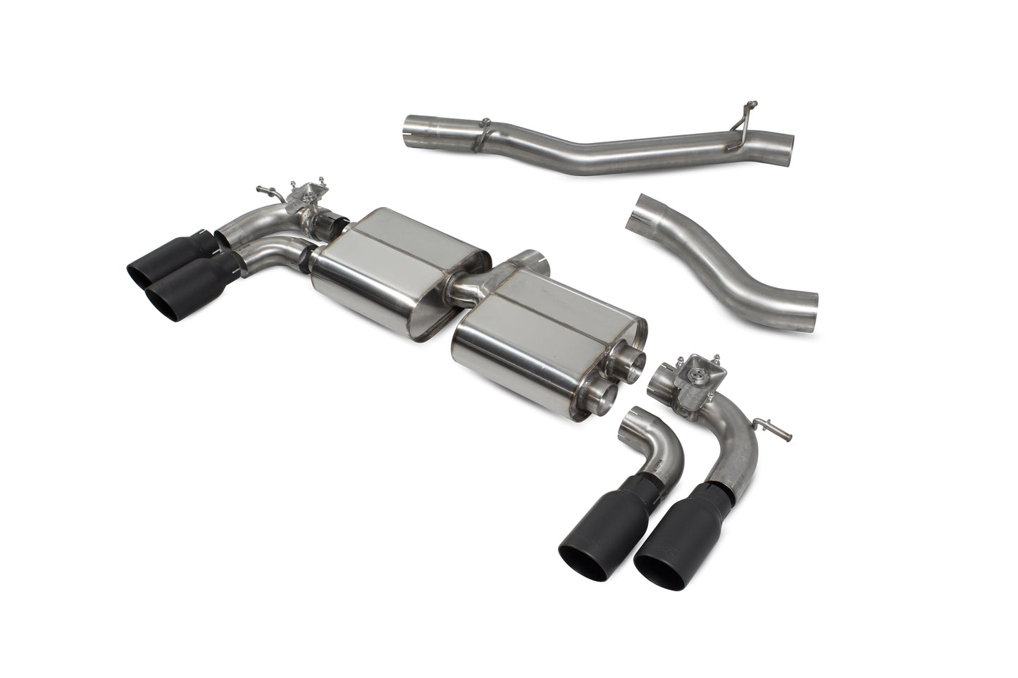 Audi S3 3-Door/Sportback 8V Non-Resonated Cat/GPF-Back System With Valves (SAUS108C)