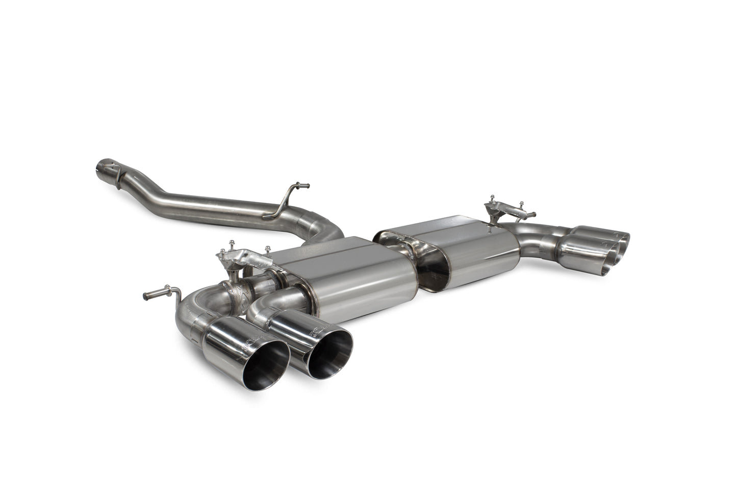 Audi S3 3-Door/Sportback 8V Non-Resonated Cat/GPF-Back System With Valves (SAUS108)