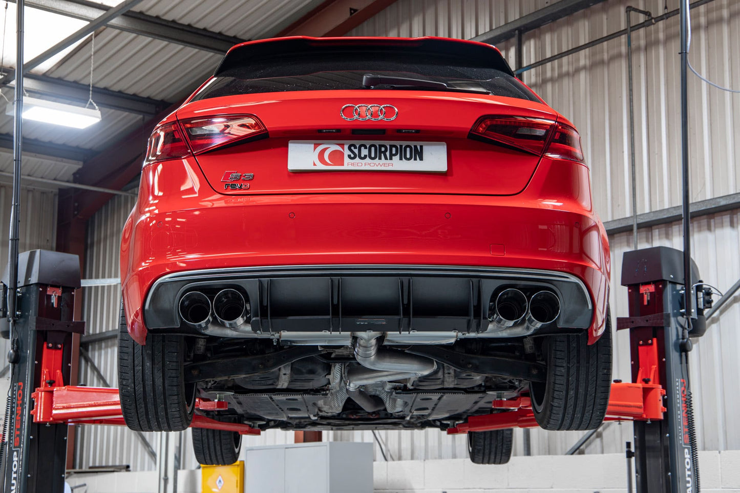 Audi S3 3-Door/Sportback 8V Non-Resonated Cat/GPF-Back System Without Valves (SAUS109)