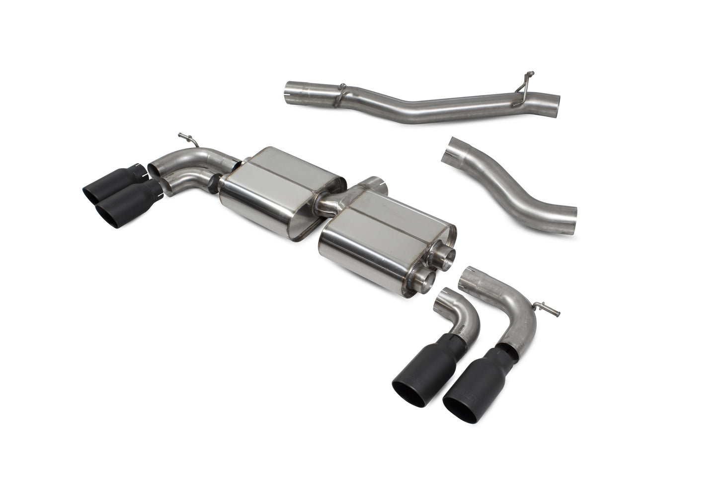 Audi S3 3-Door/Sportback 8V Non-Resonated Cat/GPF-Back System Without Valves (SAUS109C)