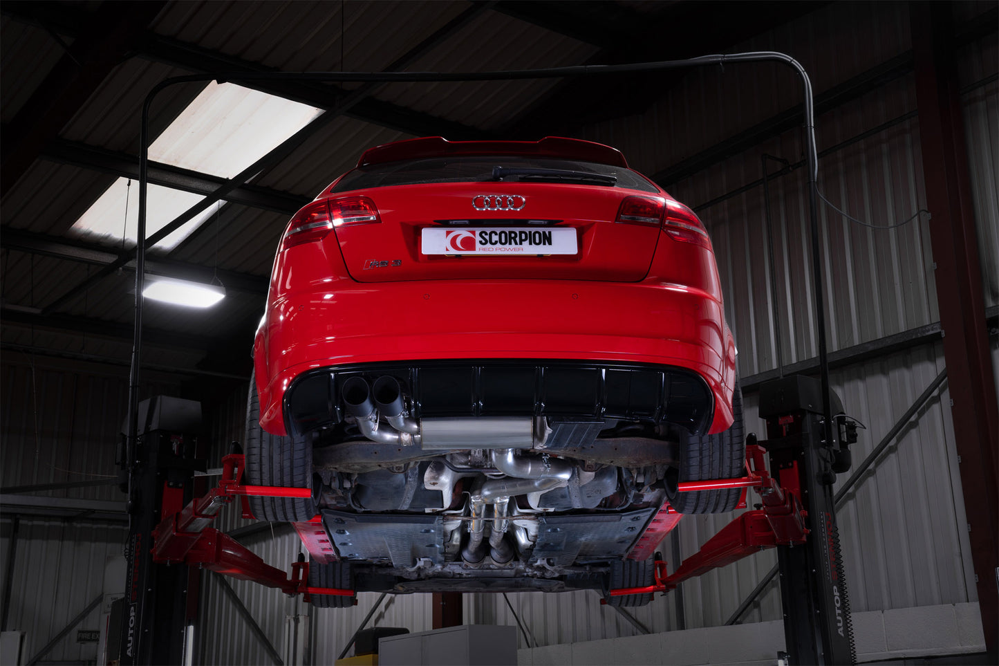 Audi RS3 8P Non-Resonated Secondary Cat-Back System (SAUS114C)