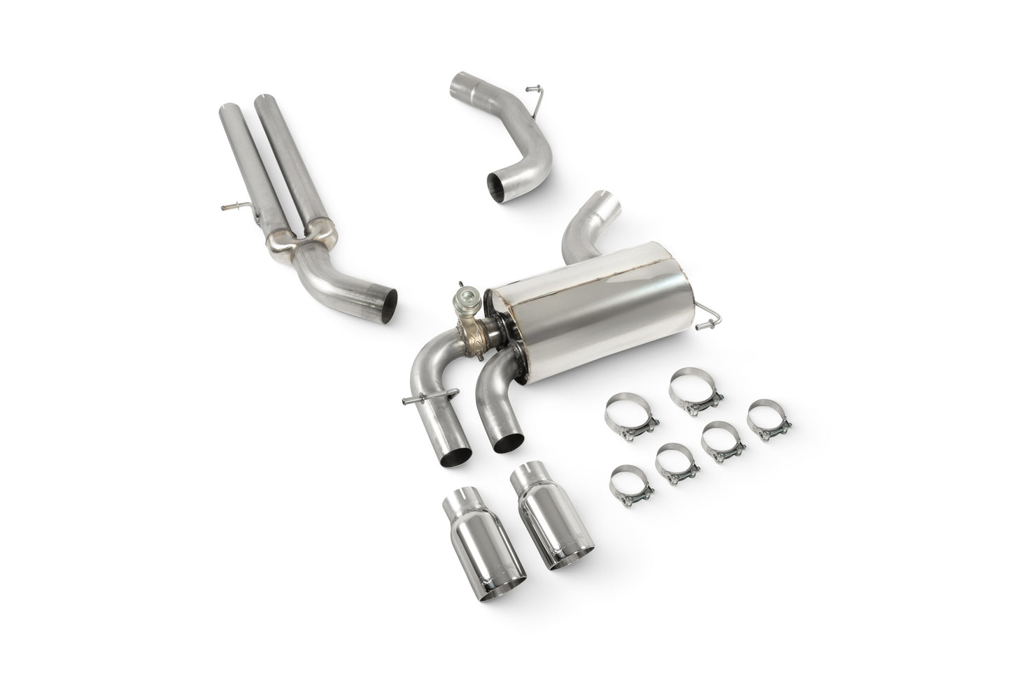 Audi RS3 8P Non-Resonated Secondary Cat-Back System (SAUS114)