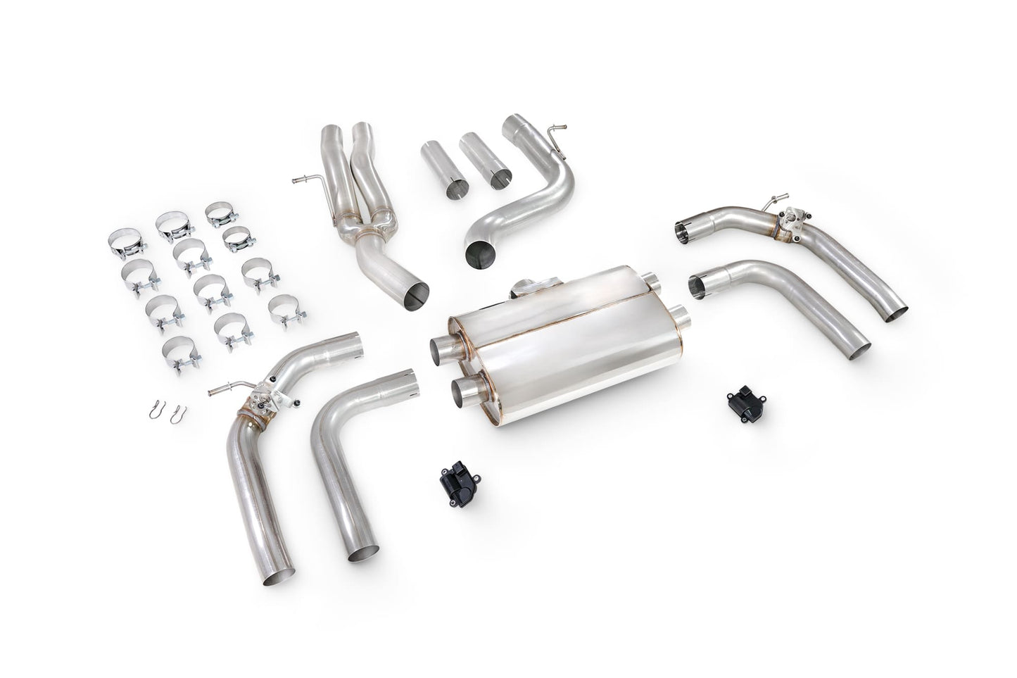 Audi RS3 8Y Saloon Non-Resonated Cat/GPF-Back System With Elec Valves (SAUS115)