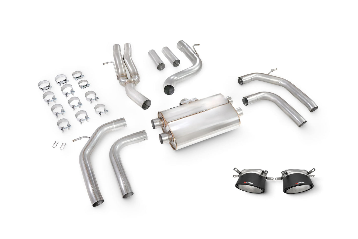 Audi RS3 8Y Saloon Non-Resonated Cat/GPF-Back System Without Valves (SAUS116CF)