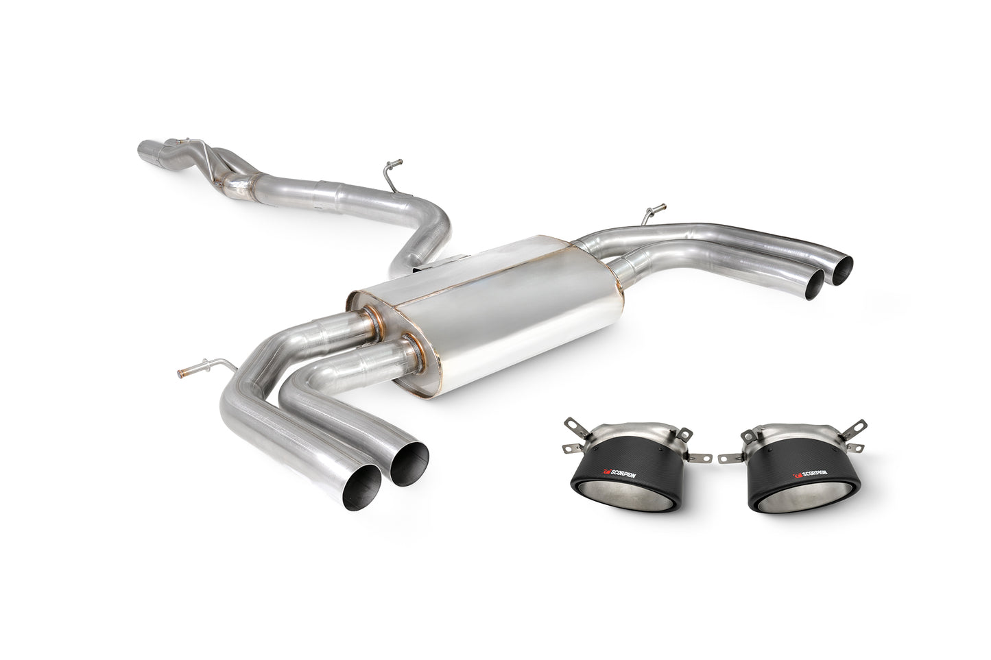 Audi RS3 8Y Saloon Non-Resonated Cat/GPF-Back System Without Valves (SAUS116CF)