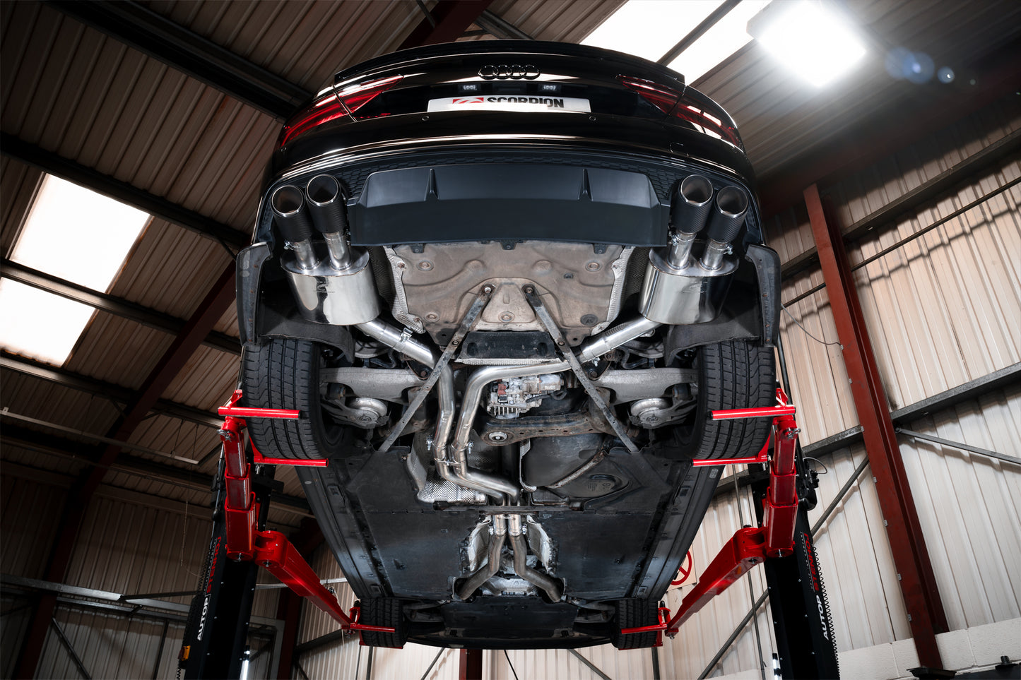 Audi S6/S7 C7 Non-Resonated Half System With No Valves (SAUS119CF)
