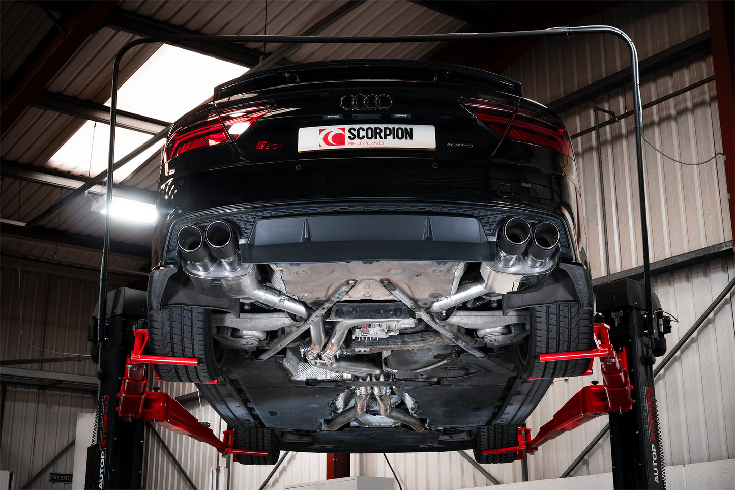 Audi S6/S7 C7 Non-Resonated Half System With No Valves (SAUS119CF)