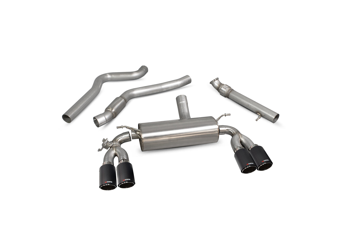 Bmw M2 F87 Non GPF Model Only Cat-Back System With Electronic Valve (SBM075CF)