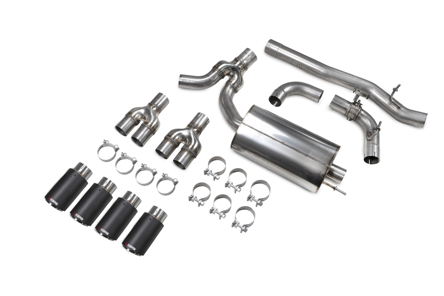 Bmw M235I Gran Coupe XDrive F44 GPF-Back System With Electronic Valve (SBM088CF)