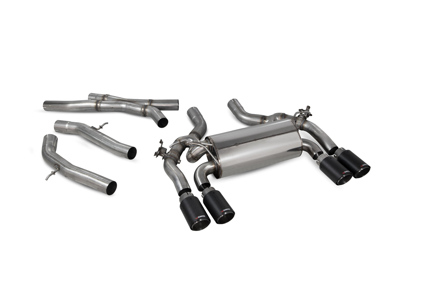 Bmw M2 Competition F87N GPF-Back System With Electronic Valves (SBMS081CF)