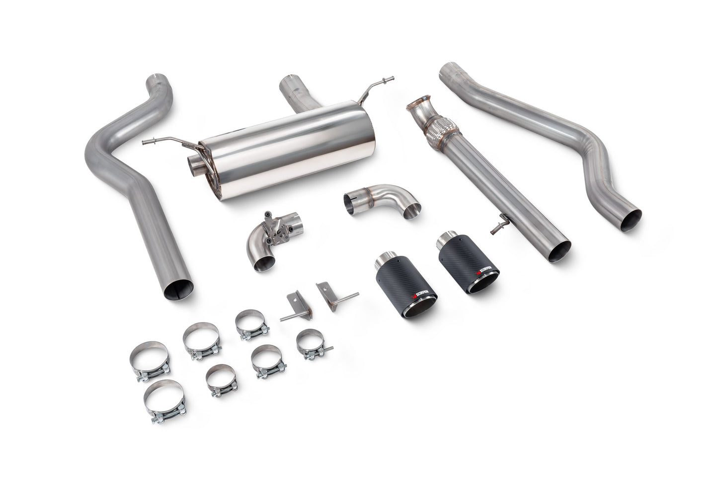 Bmw M135I (F20/F21) Including XDrive Non-Resonated Cat-Back System With Valve (SBMS105CF)