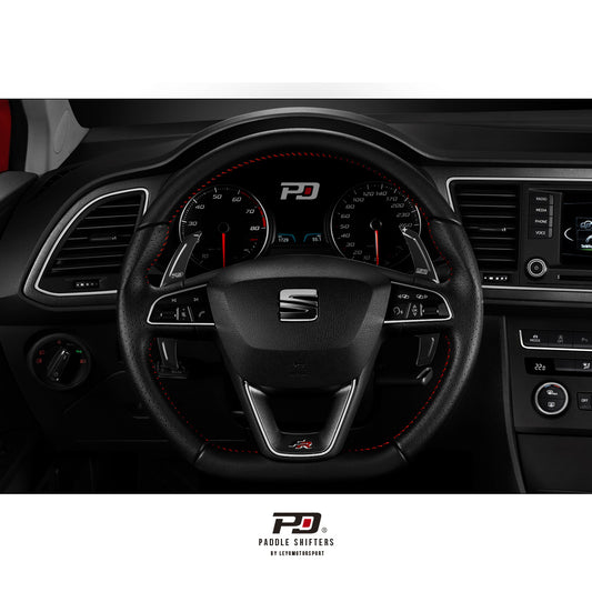 Leyo Audi Billet Paddle Shift Extension (SEAT) (Black) V1