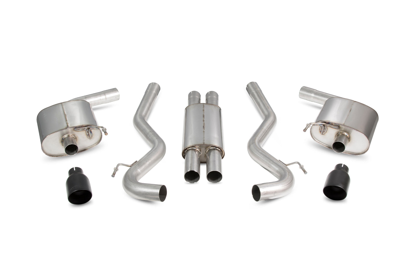 Ford Mustang 5.0 V8 GT Non GPF Model Only Resonated Cat-Back System (SFD086C)
