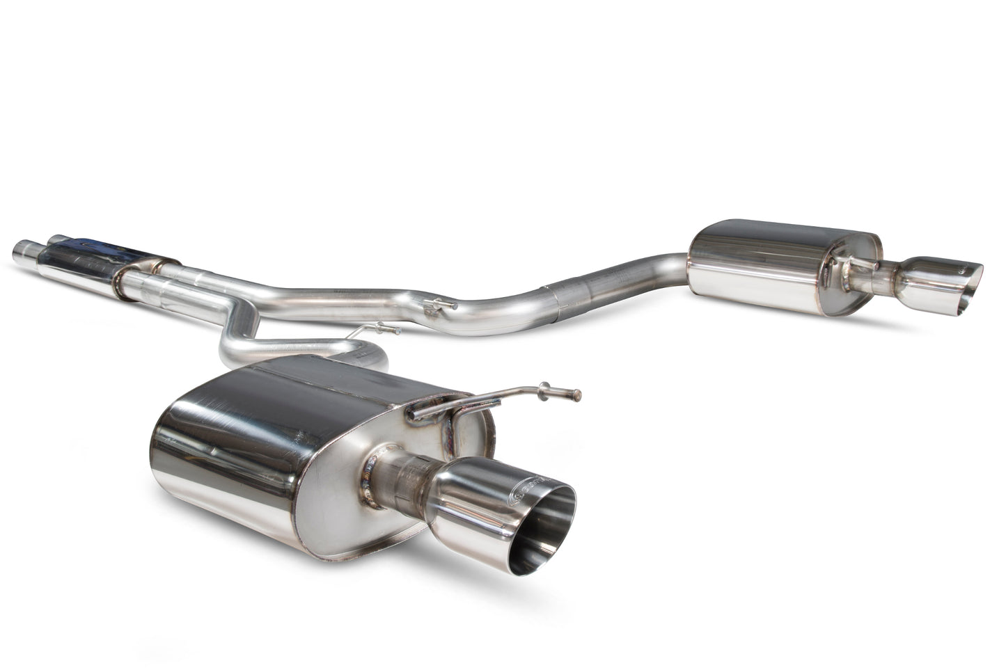 Ford Mustang 5.0 V8 Gt Non GPF Model Only Resonated Cat-Back System (SFD086)