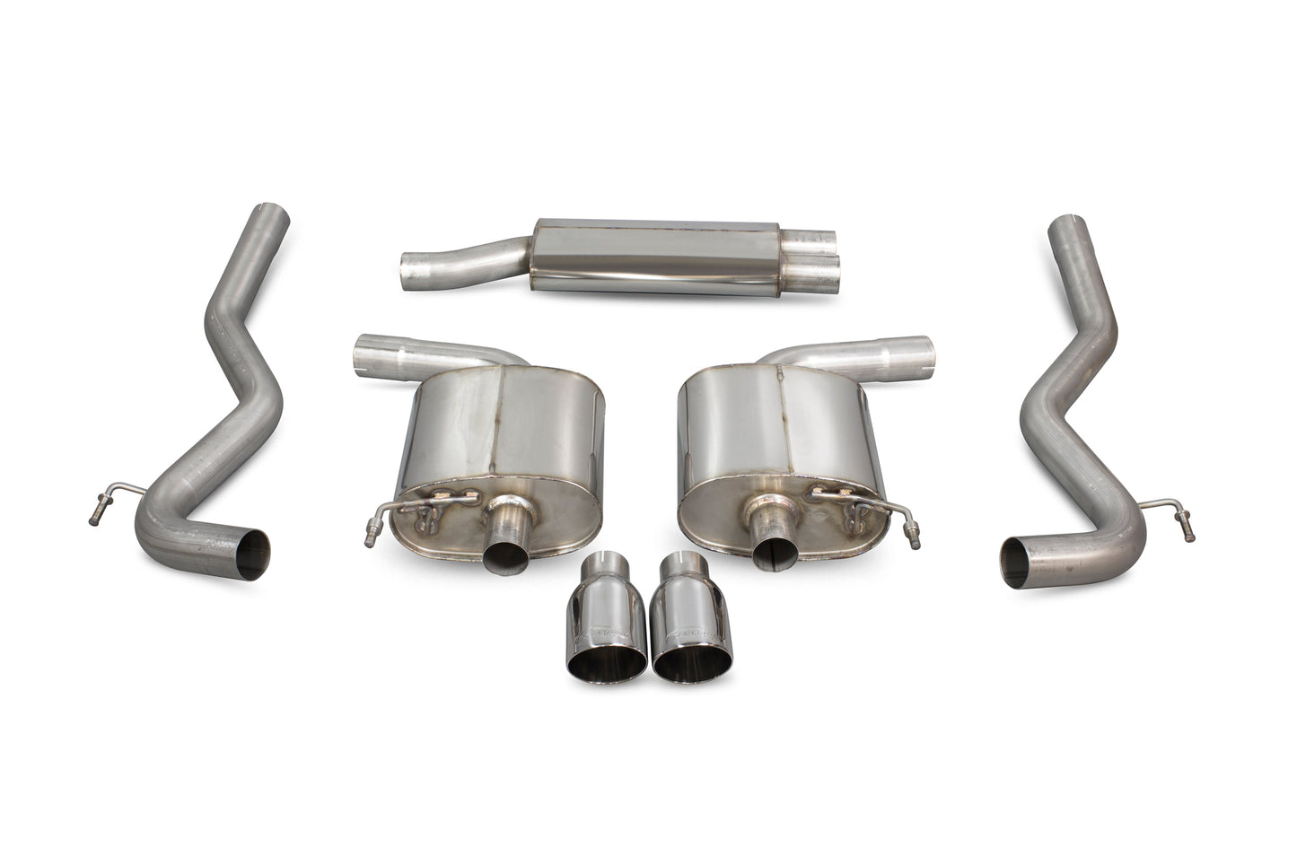 Ford Mustang 2.3T Non GPF Model Only Resonated Cat-Back System (SFD087)