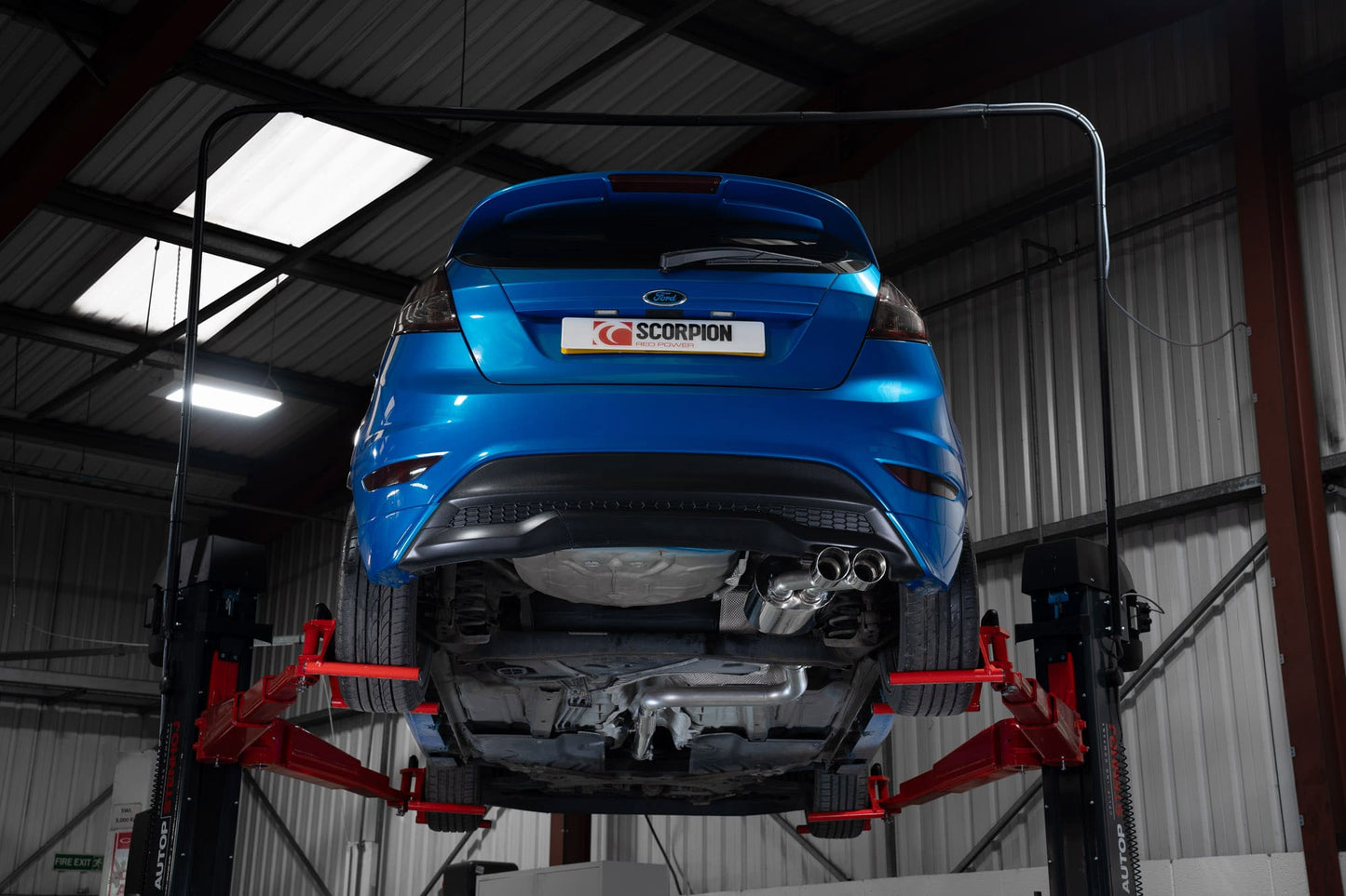 Ford Fiesta Ecoboost 1.0T 100,125 & 140 Ps (Zetec S Rear Valance Required) Non-Resonated Cat-Back System (SFDS078ECO)