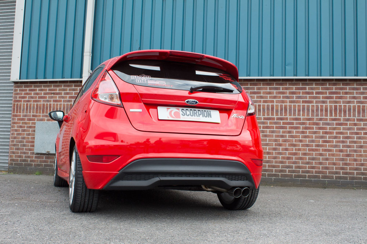 Ford Fiesta Ecoboost 1.0T 100,125 & 140 Ps (Zetec S Rear Valance Required) Non-Resonated Cat-Back System (SFDS078ECO)