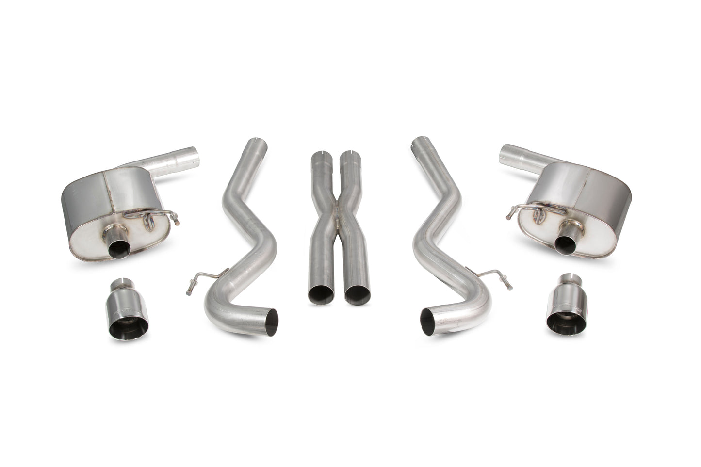 Ford Mustang 5.0 V8 Gt Non GPF Model Only Non-Resonated Cat-Back System (SFDS086)