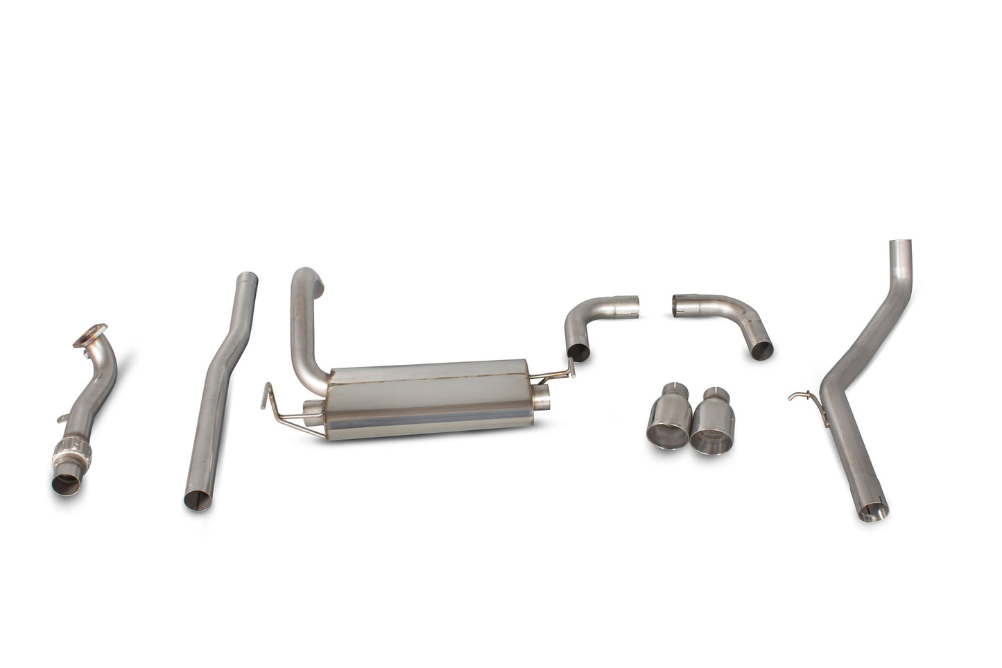 Fiat 500/595 Abarth 1.4 (Ihi Turbo) / 595/695 Abarth 1.4 (Garrett Turbo) Non-Resonated Cat-Back System (SFT005)