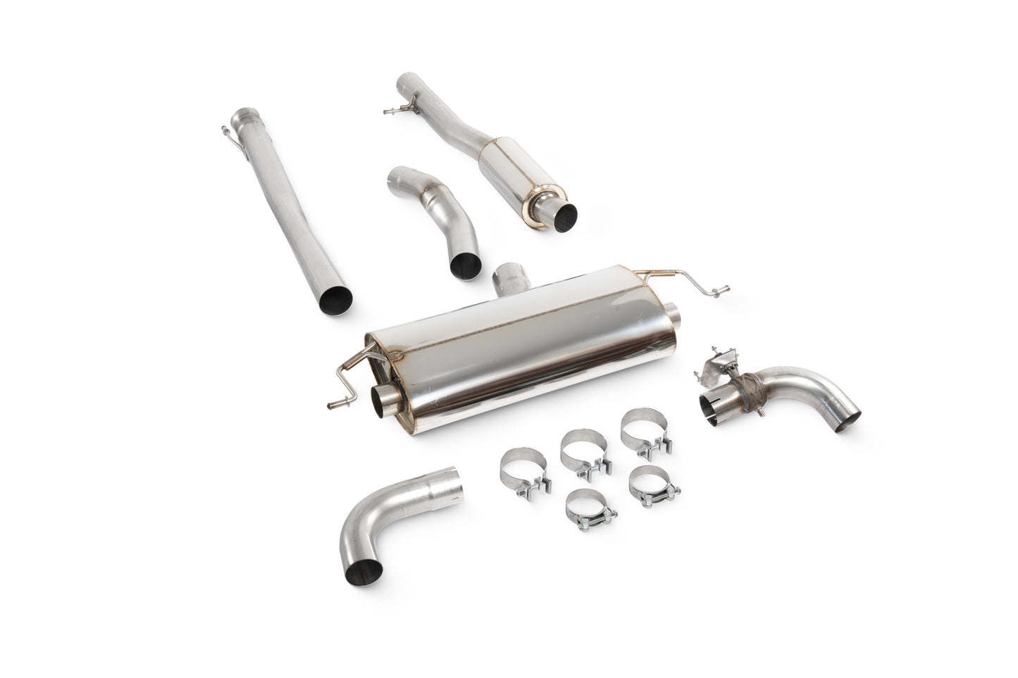 Mercedes Benz A-Class A45 AMG 4Matic Resonated Cat-Back System With Valve (SMB003)