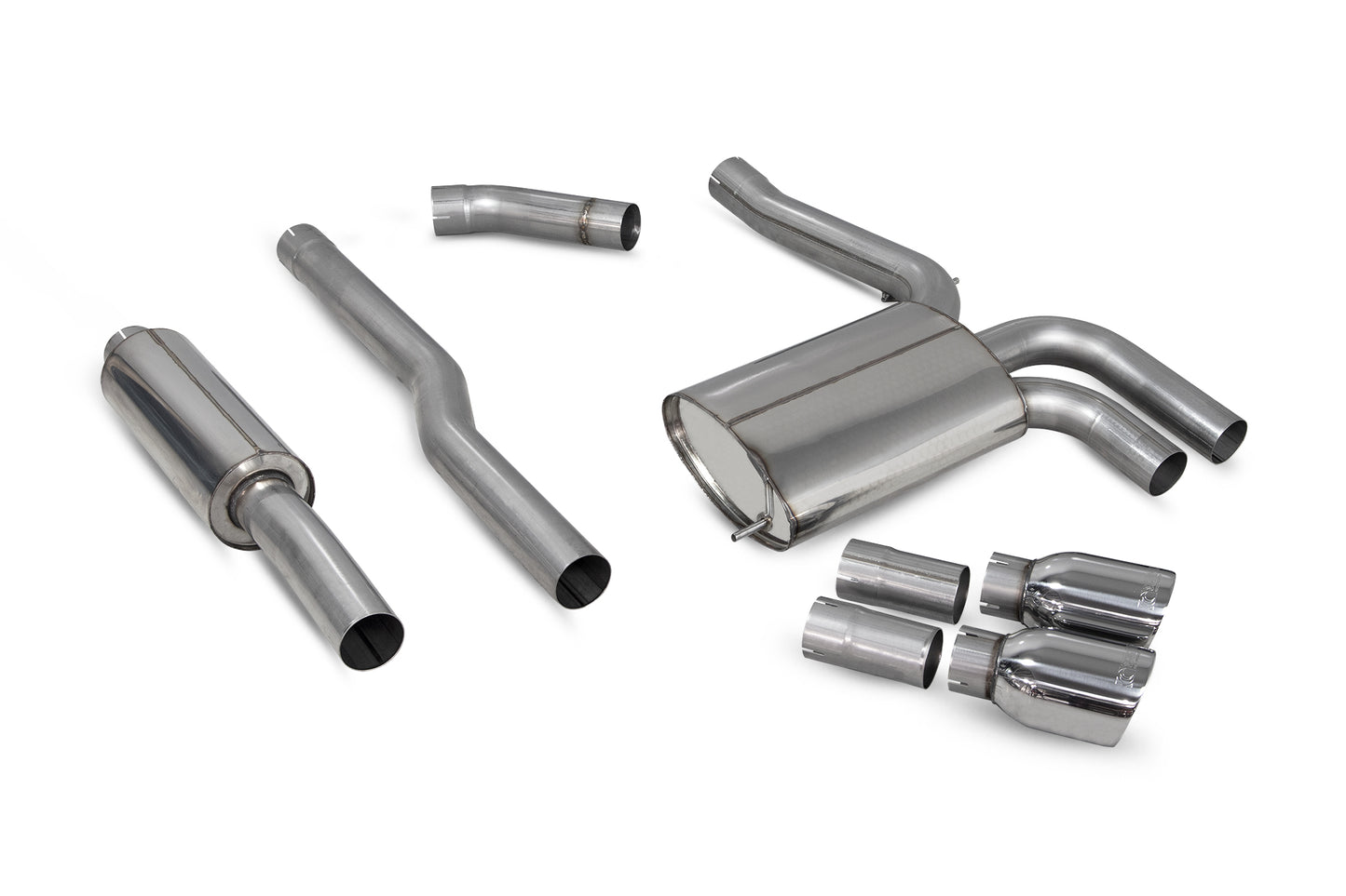 Mini Mini Cooper S F55, Non GPF Model Resonated Cat-Back System (SMN020)