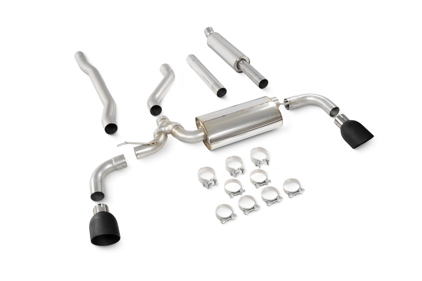Mini Clubman F54 Cooper S 15-18 Non GPF Models Resonated Cat-Back System (SMN029C)