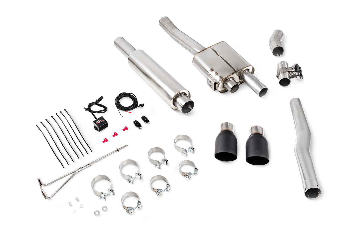 Mini Cooper S F56, Non-GPF Model Only Tunr Resonated Cat-Back System With Valve (SMN031C)