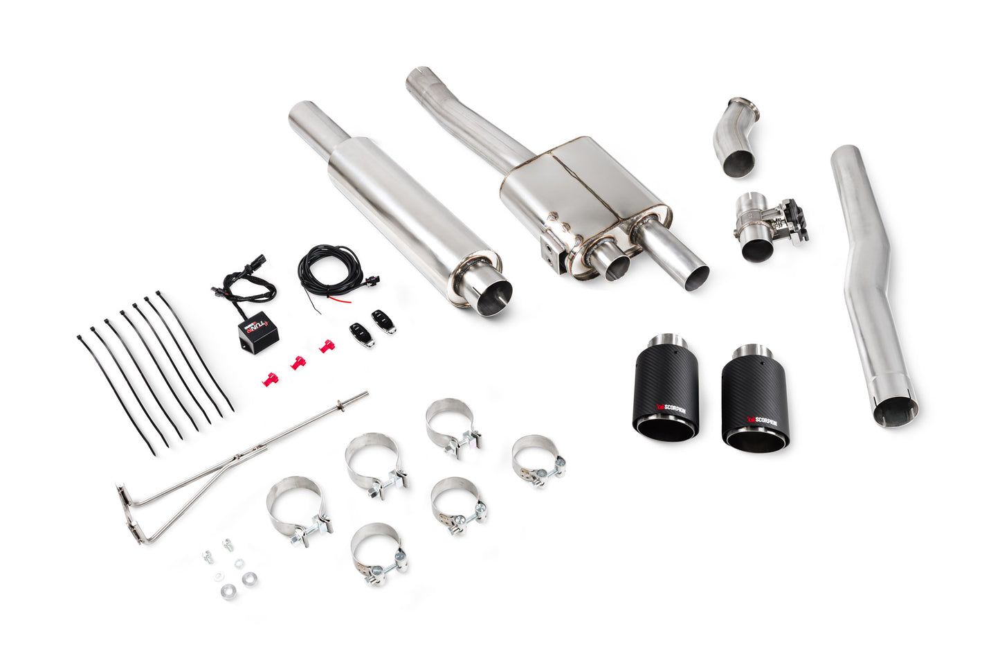 Mini Cooper S F56 (Non Uk/Euro Models) Tunr Resonated Cat-Back System With Valve (SMN033CF)