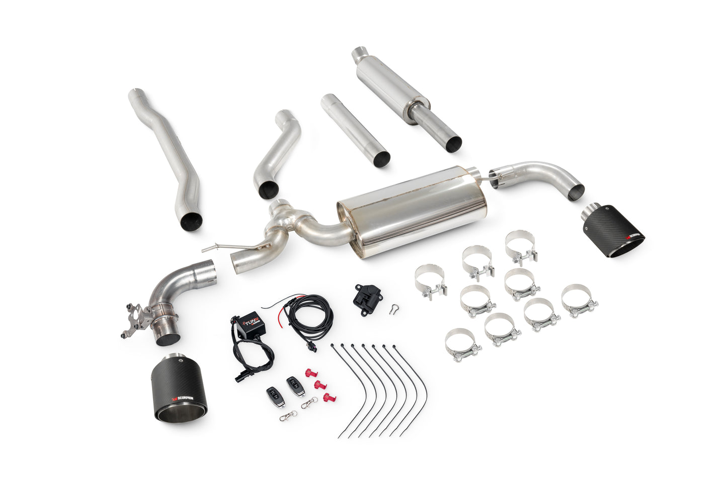 Mini Clubman F54 Cooper S 15-18 Non GPF Models Tunr Resonated Cat-Back System (SMN035CF)