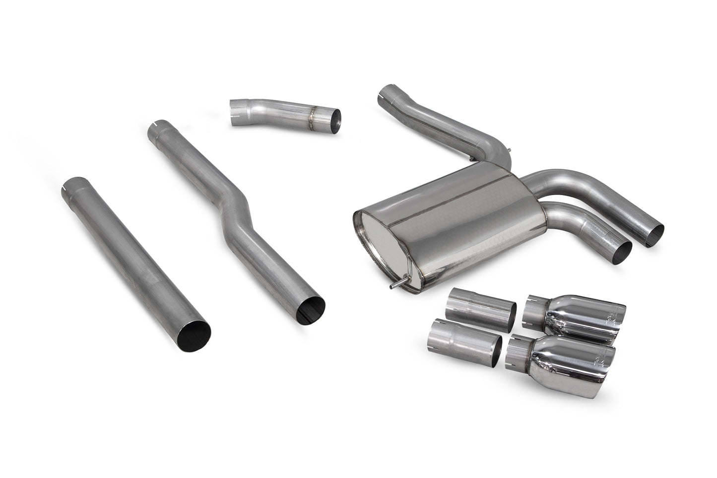 Mini Mini Cooper S F55, Non GPF Model Non-Resonated Cat-Back System (SMNS020)