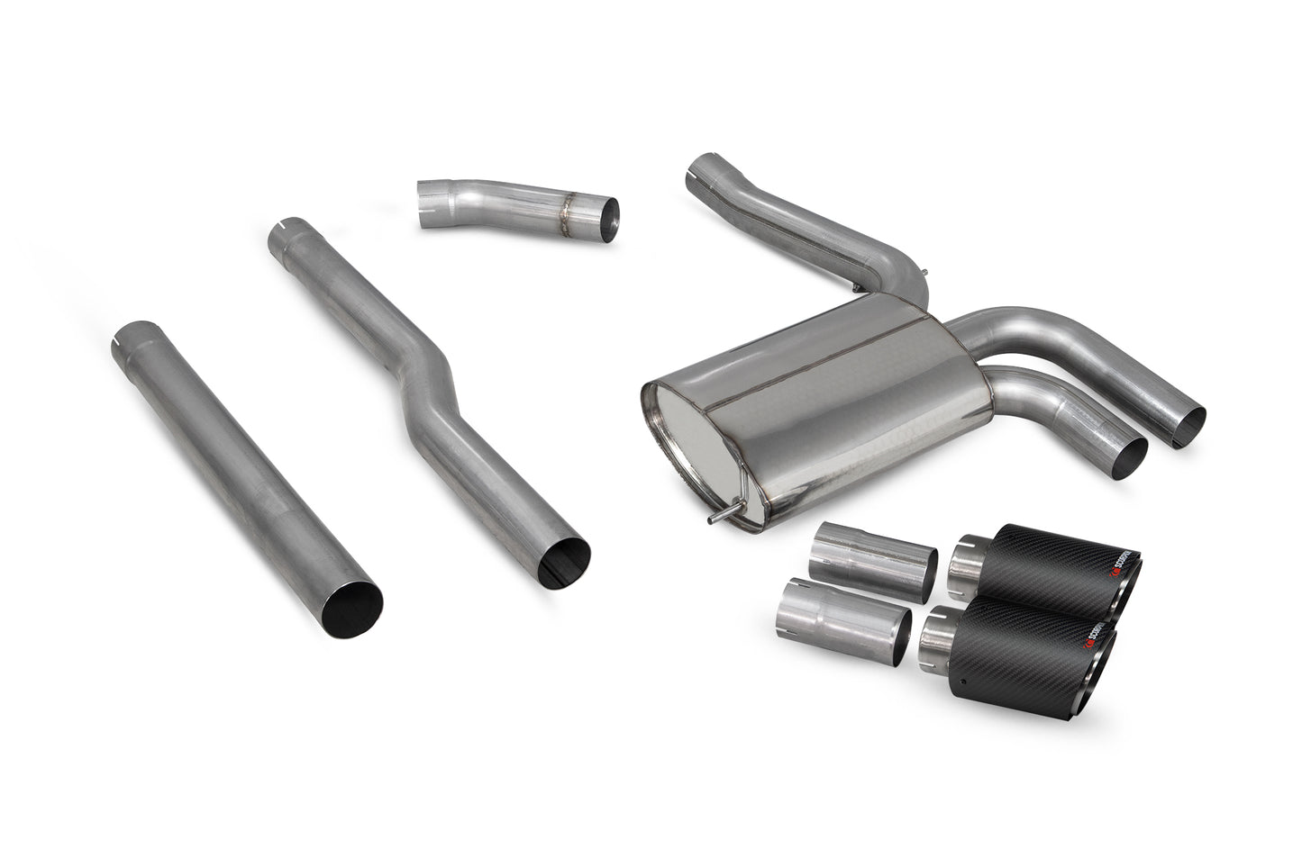 Mini Mini Cooper S F55, Non GPF Model Non-Resonated Cat-Back System (SMNS020CF)