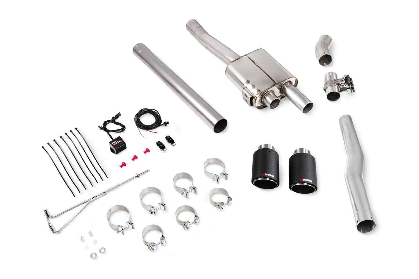 Mini Cooper S F56, Non-GPF Model Only Tunr Non-Resonated Cat-Back System With Valve (SMNS031CF)