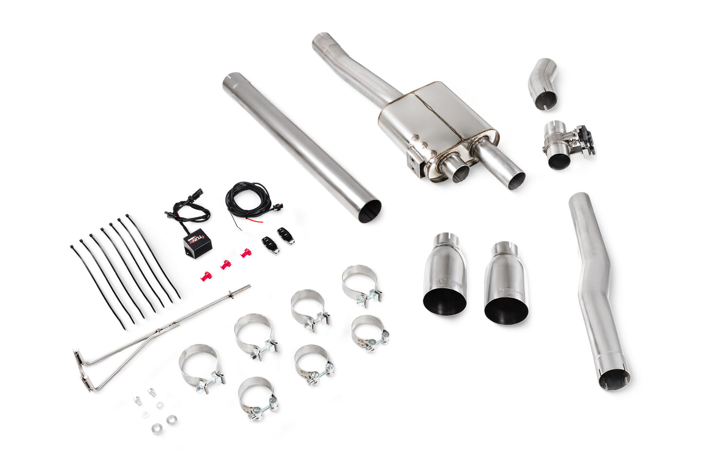 Mini Cooper S F56, Non-GPF Model Only Tunr Non-Resonated Cat-Back System With Valve (SMNS031S)