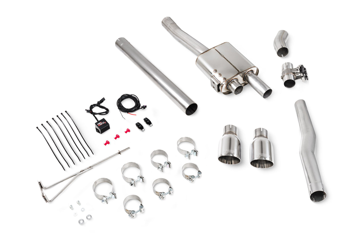 Mini Cooper S F56, Non-GPF Model Only Tunr Non-Resonated Cat-Back System With Valve (SMNS031)
