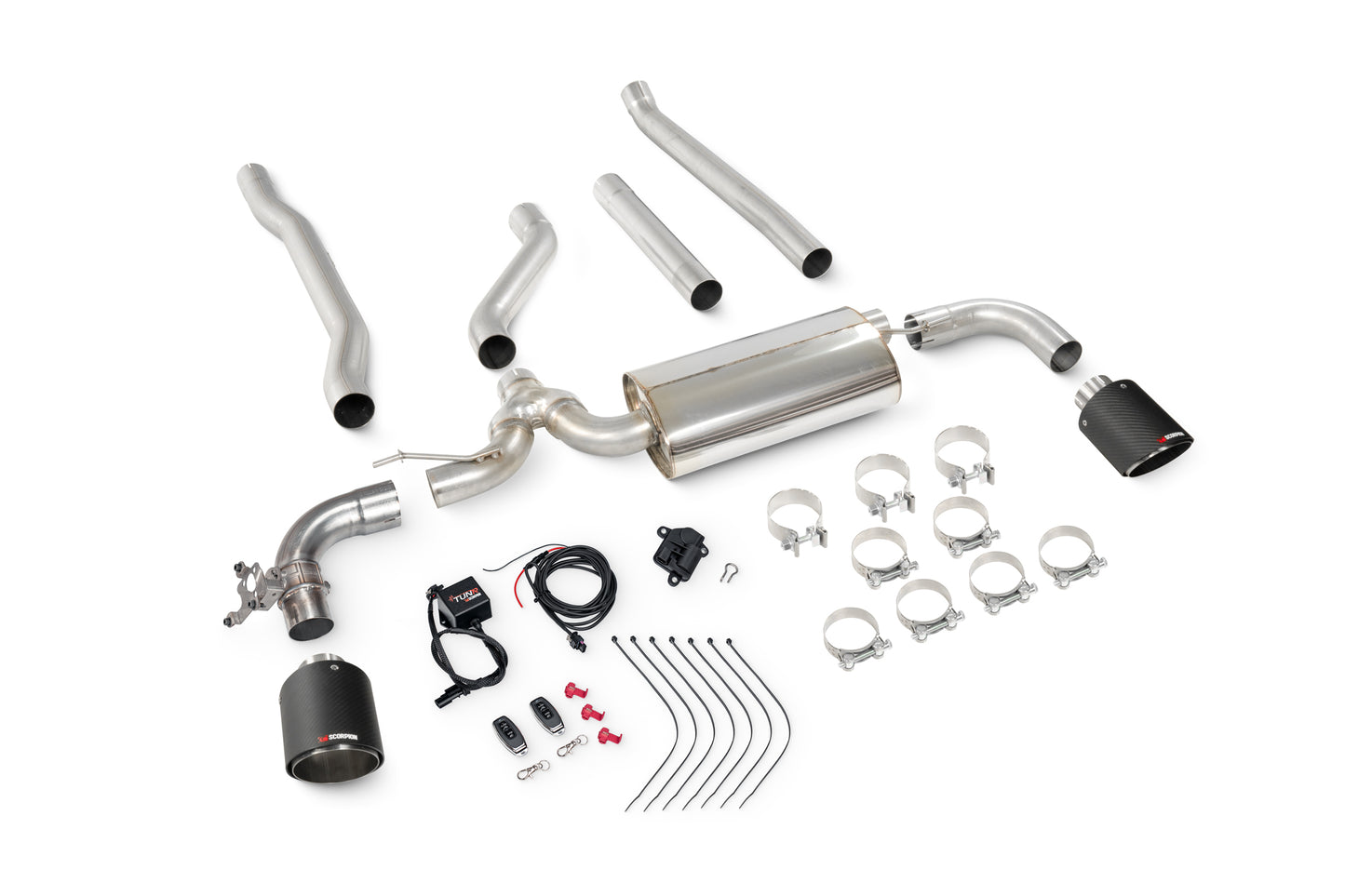 Mini Clubman F54 Cooper S 15-18 Non GPF Models Tunr Non Resonated Cat-Back System (SMNS035CF)