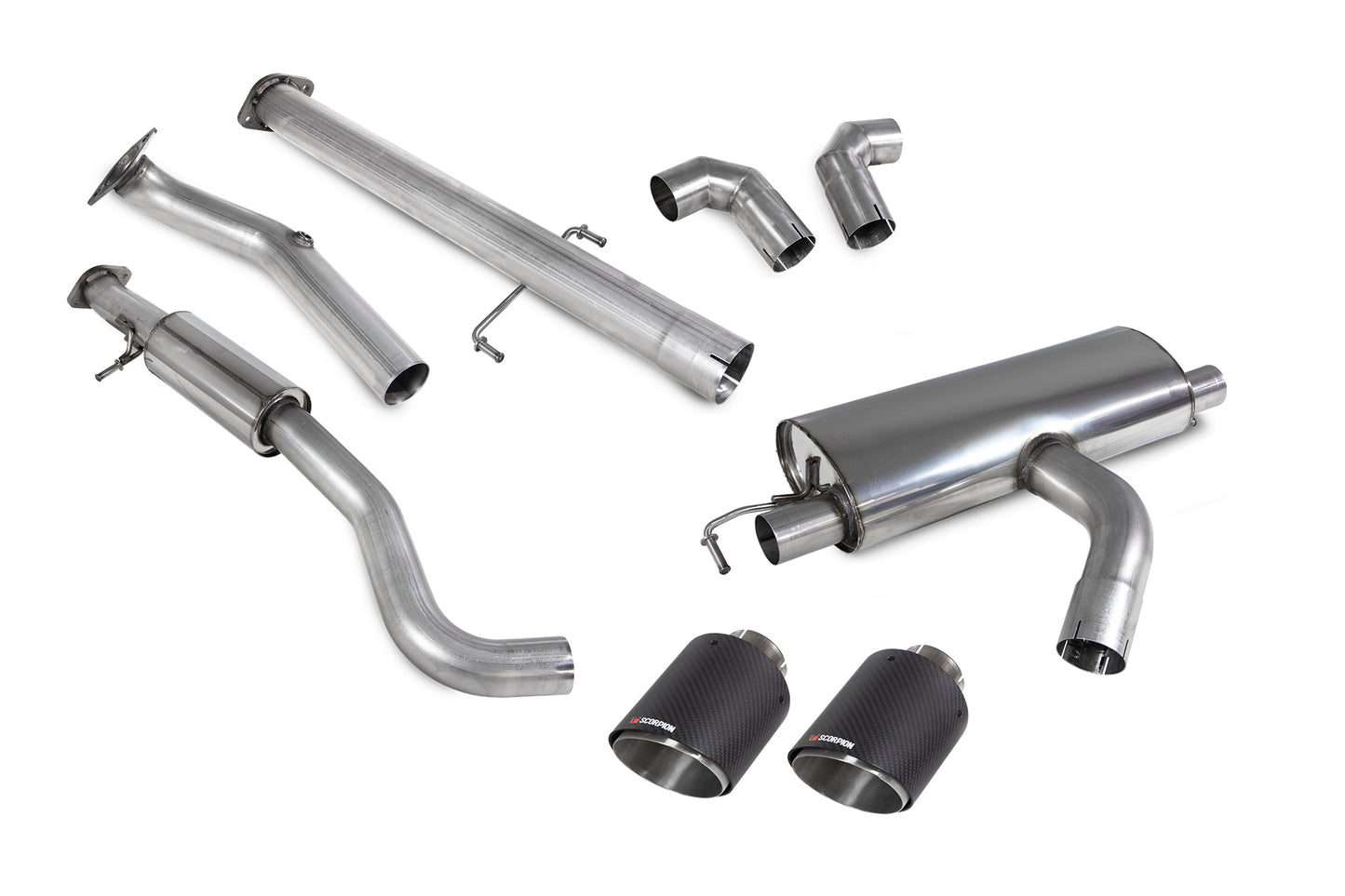Toyota Gr Yaris / Gr Yaris Circuit Pack Pre-Facelift Resonated GPF Back System (STY009CF)