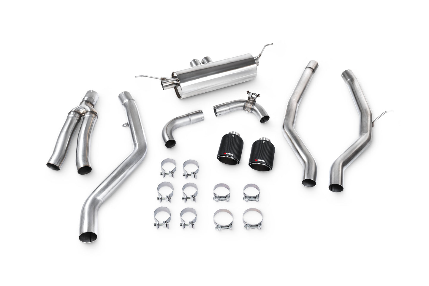 Toyota Supra A90 - 3.0T Non-GPF (Row) Cat-Back Carbon Ascari (STYS012CF)