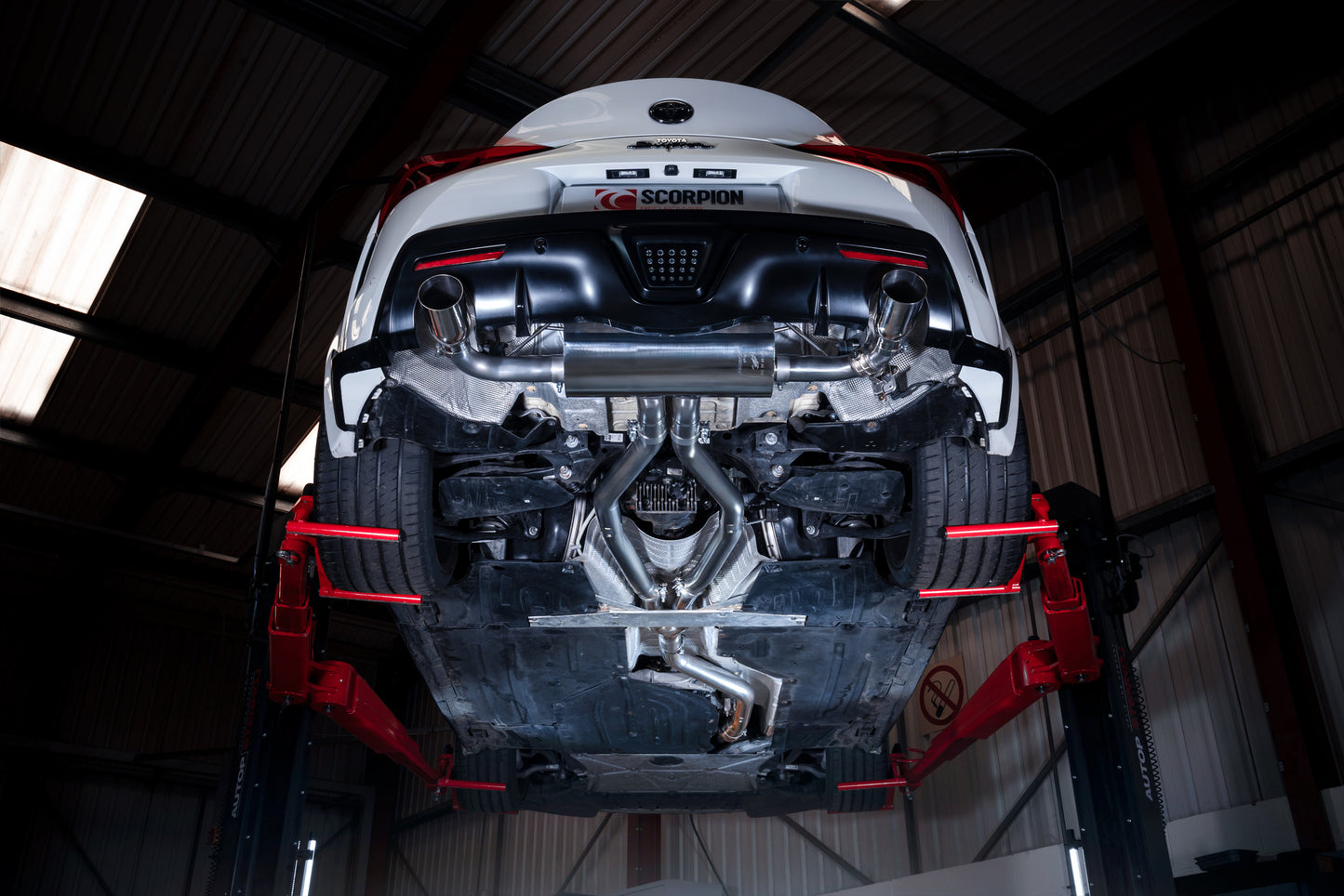 Toyota Supra A90 - 3.0T Non-GPF (Row) Cat-Back Polished Stw (STYS012S)
