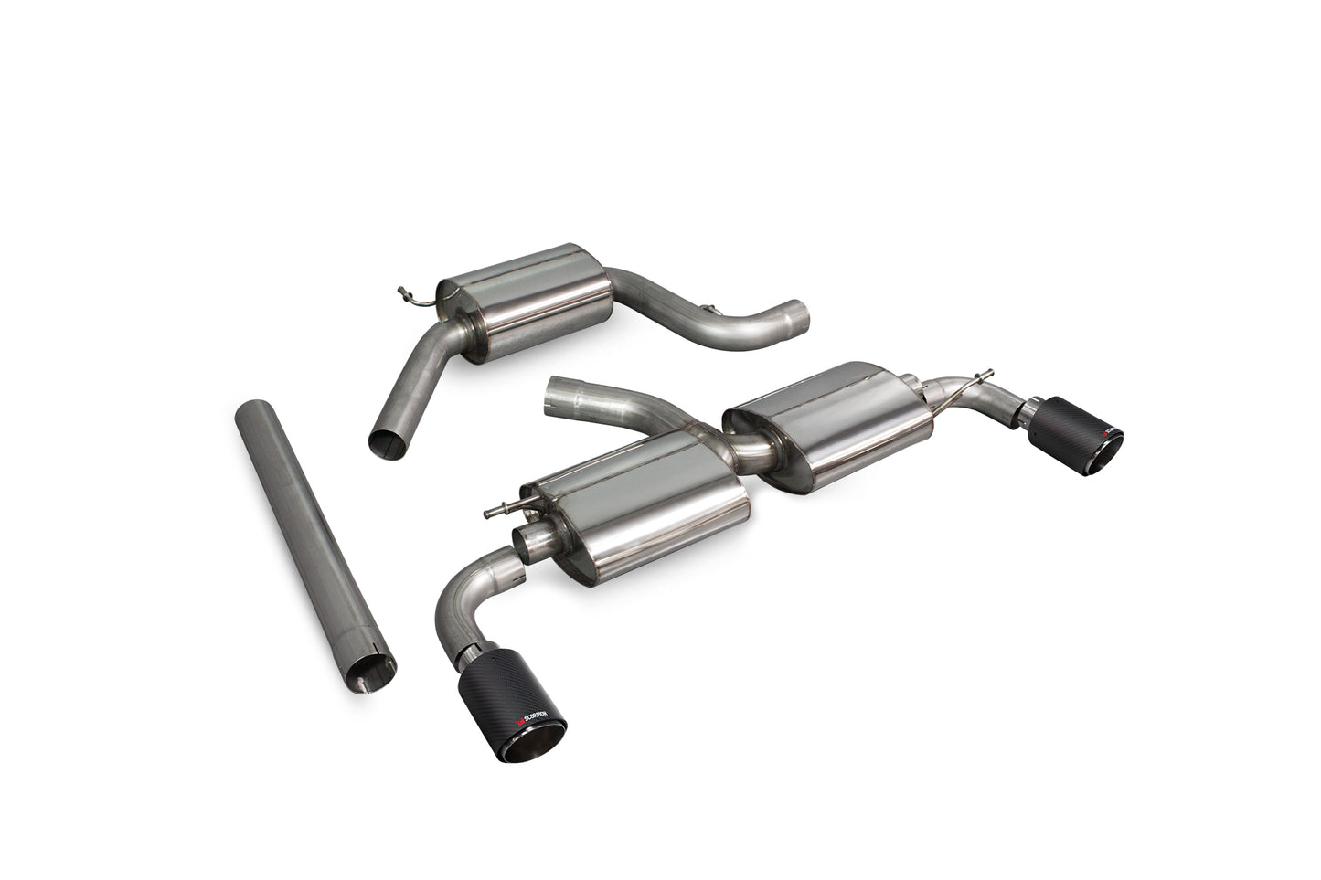 Volkswagen Scirocco R Resonated Cat-Back System (SVW041CF)