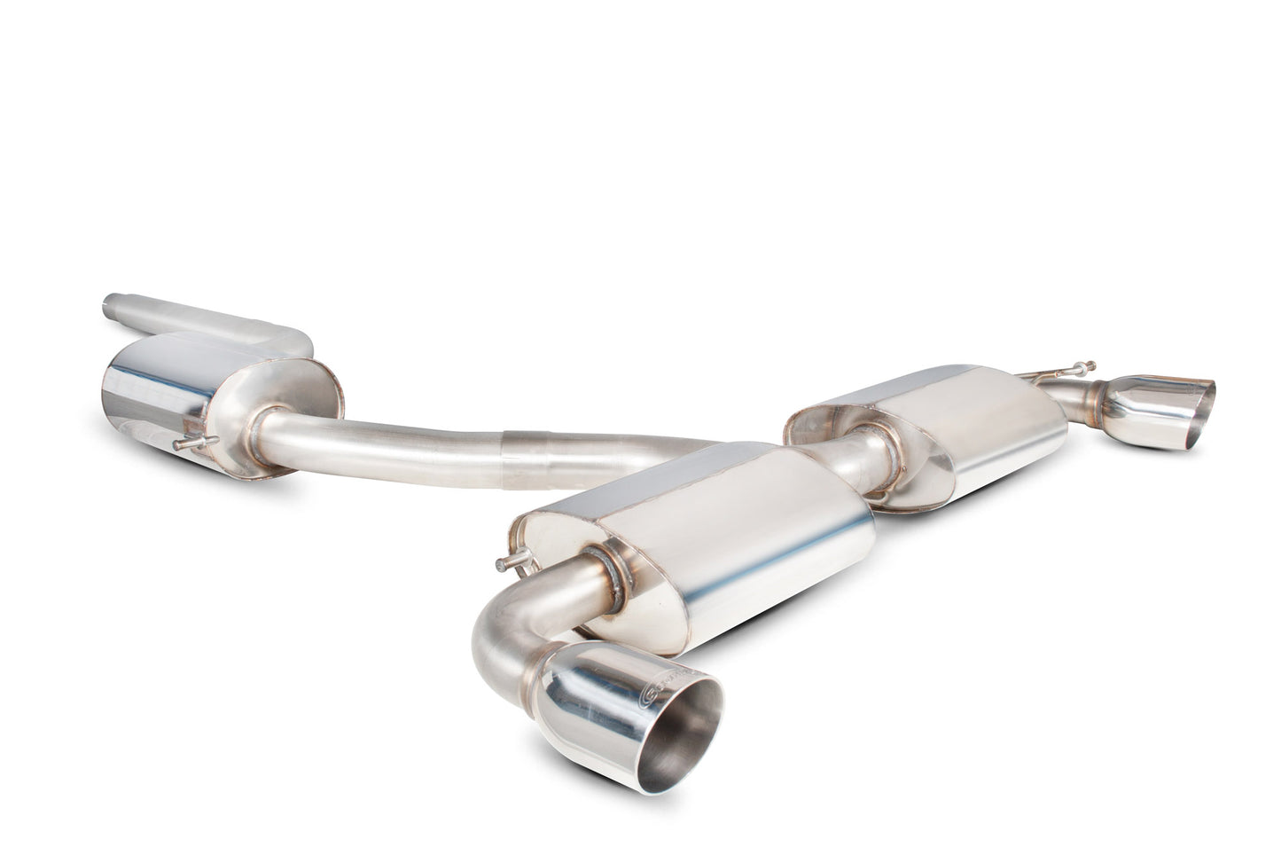 Volkswagen Scirocco R Resonated Cat-Back System (SVW041)